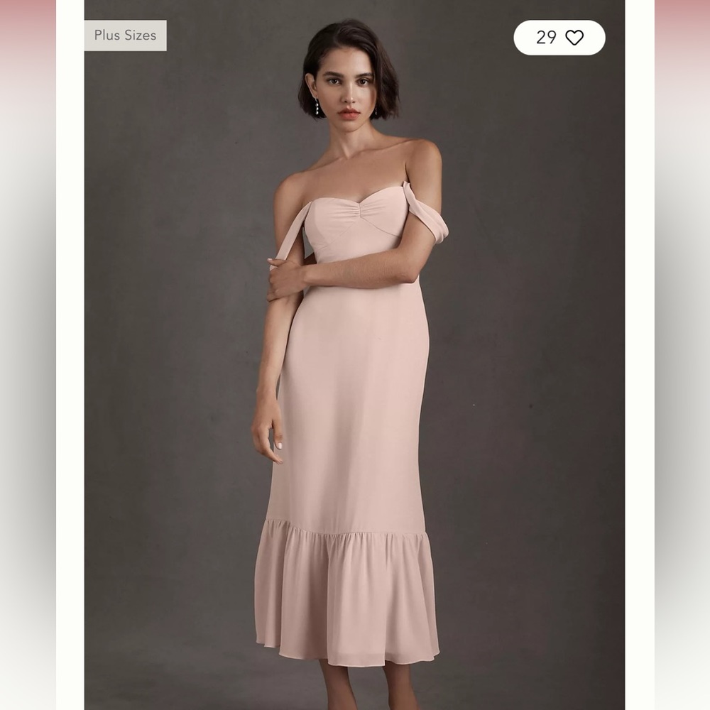 BHLDN Munroe Georgette dress
